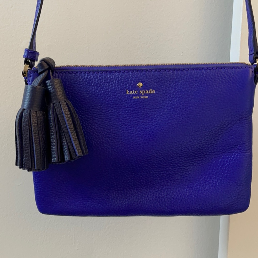 Blue Kate Spade purse